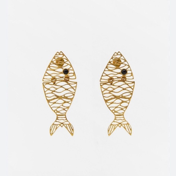NWT Fish Zara Earrings - Picture 4 of 6